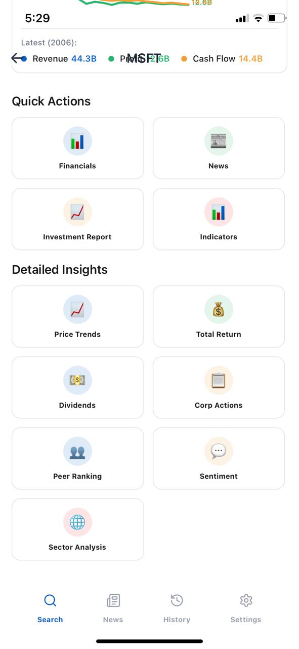MyAverix Finance Screenshot 2