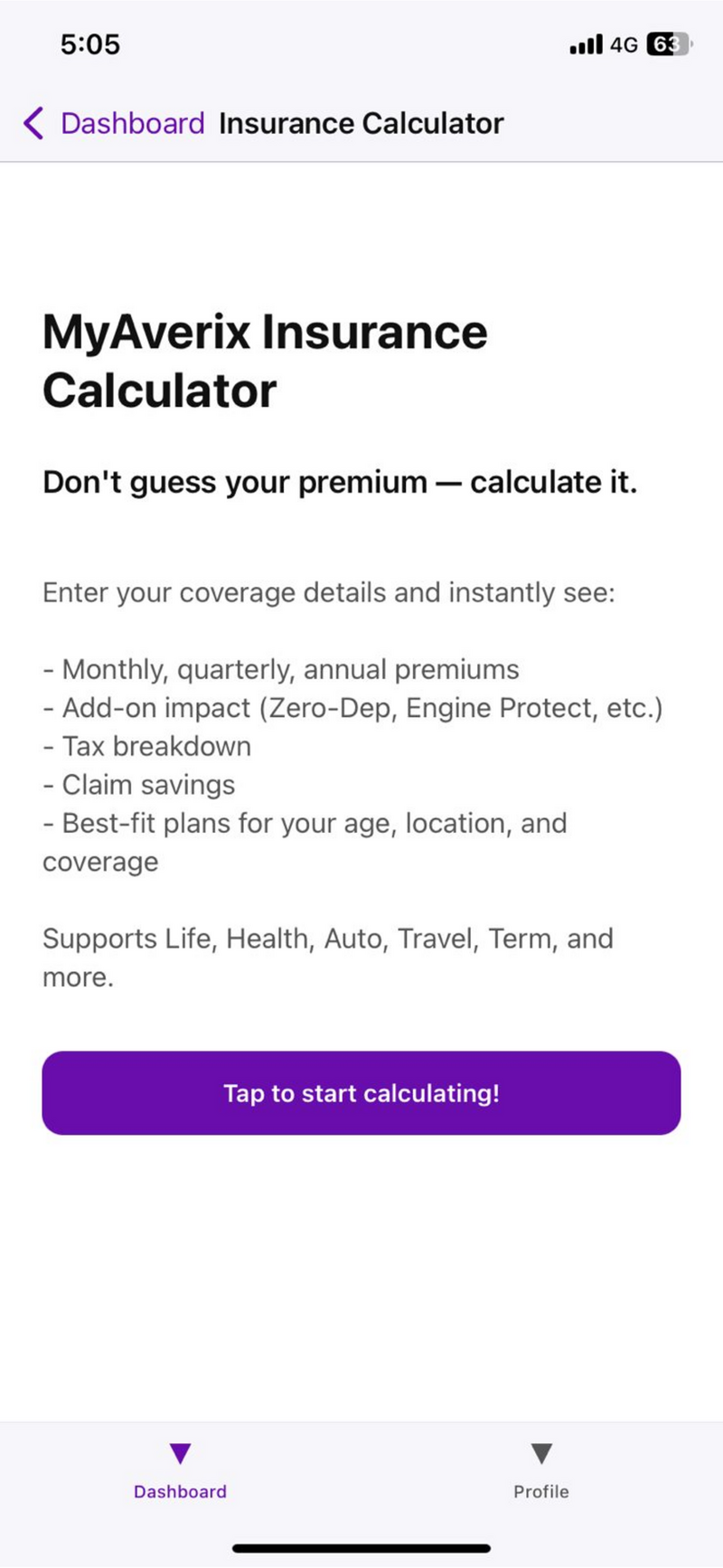 MyAverix Screenshot 4